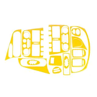 Dashboard Trim Covers (yellow)
