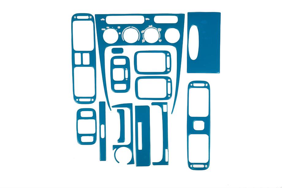 Toyota Corolla 1998-2002 Dashboard Trim Covers 2000-2002 (blue) Image