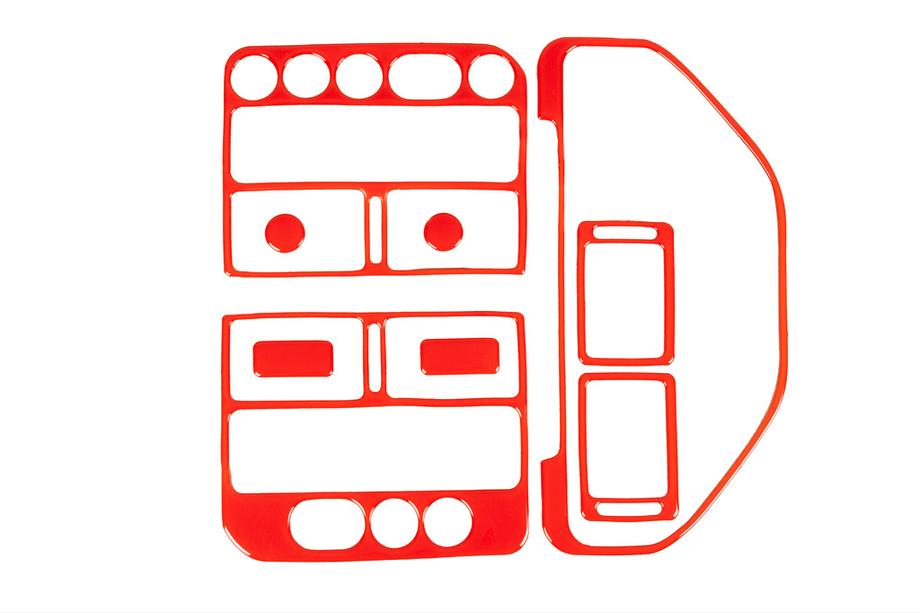 Peugeot 106 1991-2003 Dashboard Trim Covers (red) Photo 1