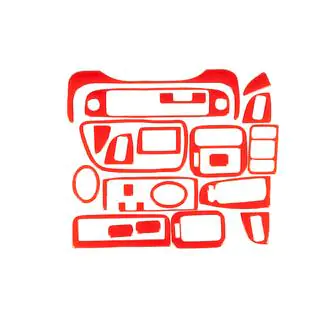 Dashboard Trim Covers (red)