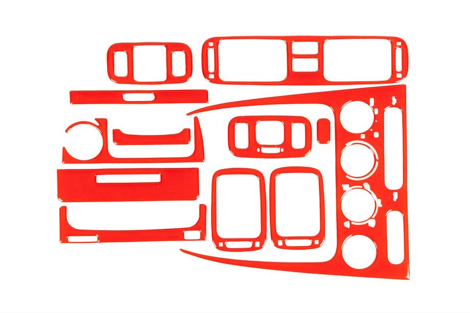 Toyota Corolla 1998-2002 Dashboard Trim Covers 1998-2000 (red color) Photo 1