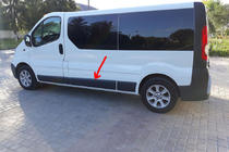 Renault Trafic 2001–2015 Original door molding used (L3) photo 1