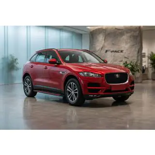 Side Steps Maya Red (2 pcs, Aluminum) Jaguar F-PACE 2016- photo 1
