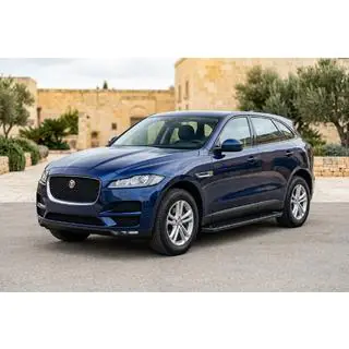 Side Steps Allmond Black (2 pcs, Aluminum) Jaguar F-PACE 2016- photo 1