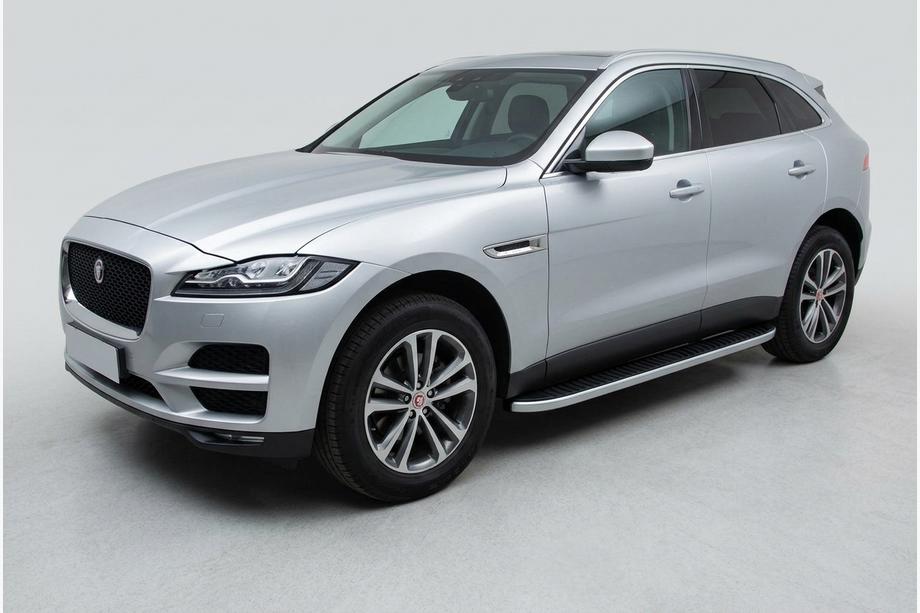 Jaguar F-PACE 2016- Side Steps Tayga Grey (2 pcs, Aluminum) Photo 1