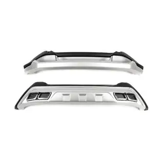 Front and rear bumper extensions (2 pcs) Hyundai Kona 2017-2023 photo 3