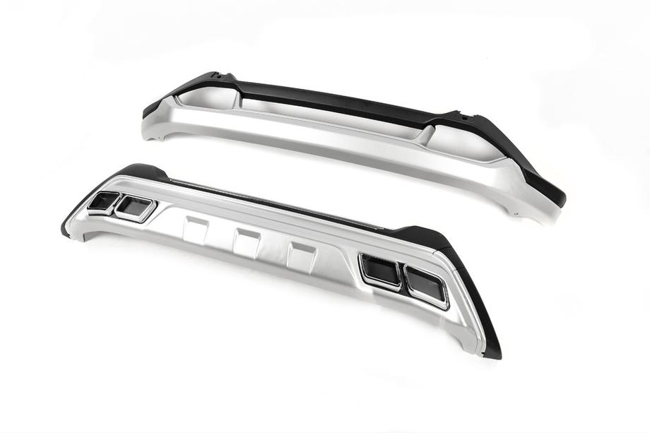 Hyundai Kona 2017-2023 Front and rear bumper extensions (2 pcs) Image