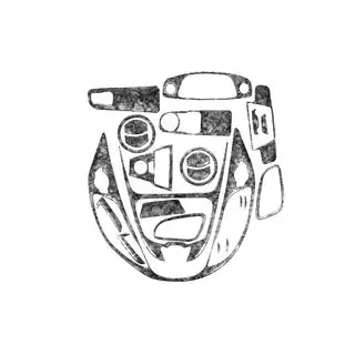 Dashboard Trim Covers Ford Courier 2014-2023