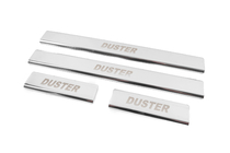 Renault Duster 2008–2017 Stainless Steel Door Sill Protectors Carmos V2 (4 pcs) photo 2