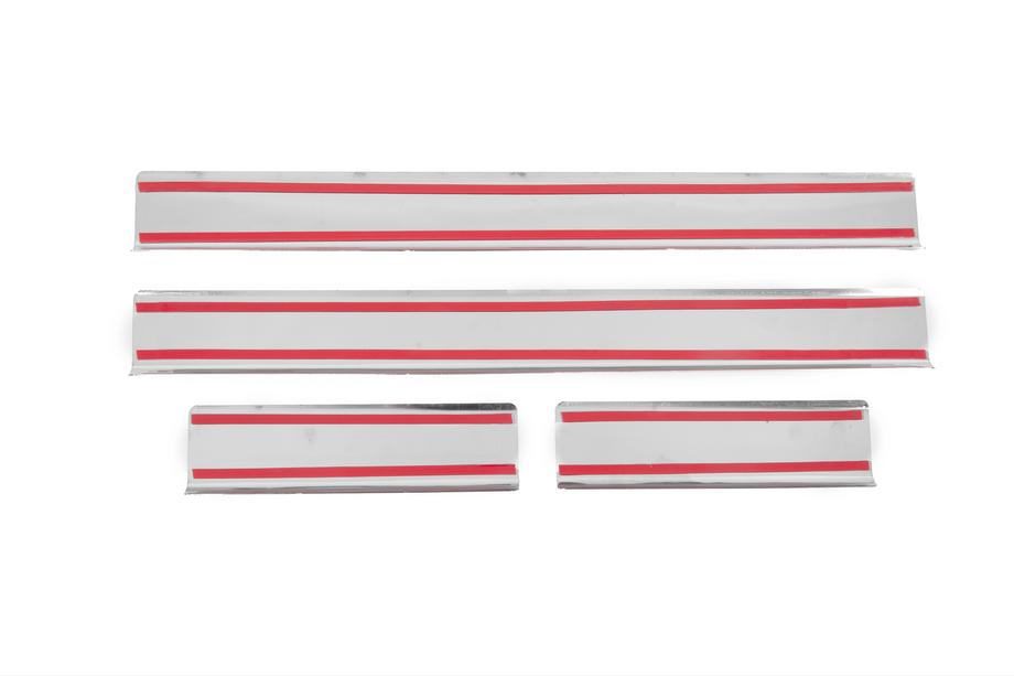 Renault Duster 2008–2017 Stainless Steel Door Sill Protectors Carmos V2 (4 pcs) Photo 4