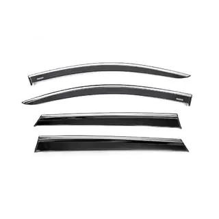Window Deflectors with Chrome Trim (4 pcs, Niken)