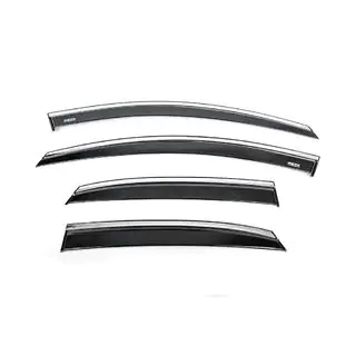 Window Deflectors with Chrome Trim HB (4 pcs, Niken) photo 3