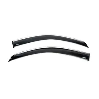Window Deflectors with Chrome Trim (2 pcs, Niken) photo 3