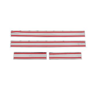Door Sill Protectors Carmos V2 (4 pcs, Stainless Steel) Citroen C-Elysee 2013-2022 photo 4