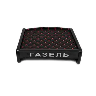 Dashboard Shelf (Black with Red Stitching) photo 2