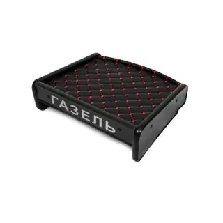 Dashboard Shelf (Black with Red Stitching) photo 1
