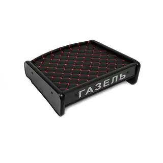 Dashboard Shelf (Black with Red Stitching) photo 3