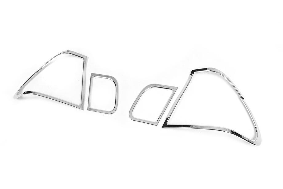 BMW 3 Series E46 1998-2006 Chrome Tail Light Covers (2 pcs) Image