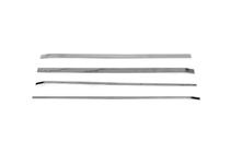Peugeot Partner Tepee 2008-2018 Stainless Steel Mouldings for Sliding Doors (4 pcs) Carmos - Turkish Stainless Steel photo 3