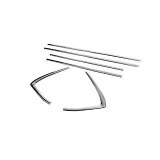 Lower window trims stainless steel (6 pcs) photo 3