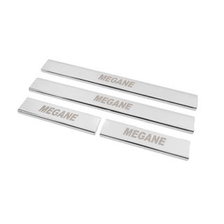 Carmos V2 Stainless Steel Door Sill Protectors (4 pcs) Renault Megane IV 2016-2025 photo 2