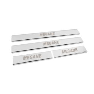 Carmos V2 Stainless Steel Door Sill Protectors (4 pcs) Renault Megane IV 2016-2025 photo 3