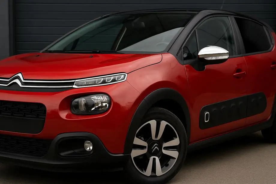 Citroen C-3 2016-2023 Mirror Covers (2 pcs, Stainless Steel) Photo 3