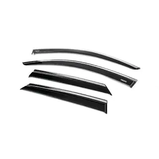 Window Deflectors with Chrome Trim (4 pcs, Niken) photo 2