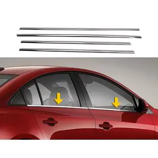 Universal Stainless Steel Lower Door Mouldings (4 pcs) photo 1