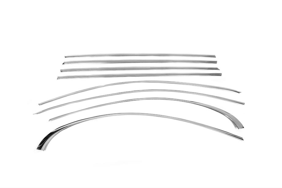 Mercedes C-class W206 2022- Full Window Trim Stainless Steel Photo 2