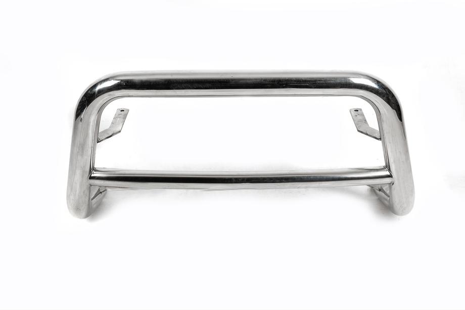 Mitsubishi Pajero Wagon IV 2006-2021 Bull Bar A126142 (without brackets, stainless steel) Photo 2