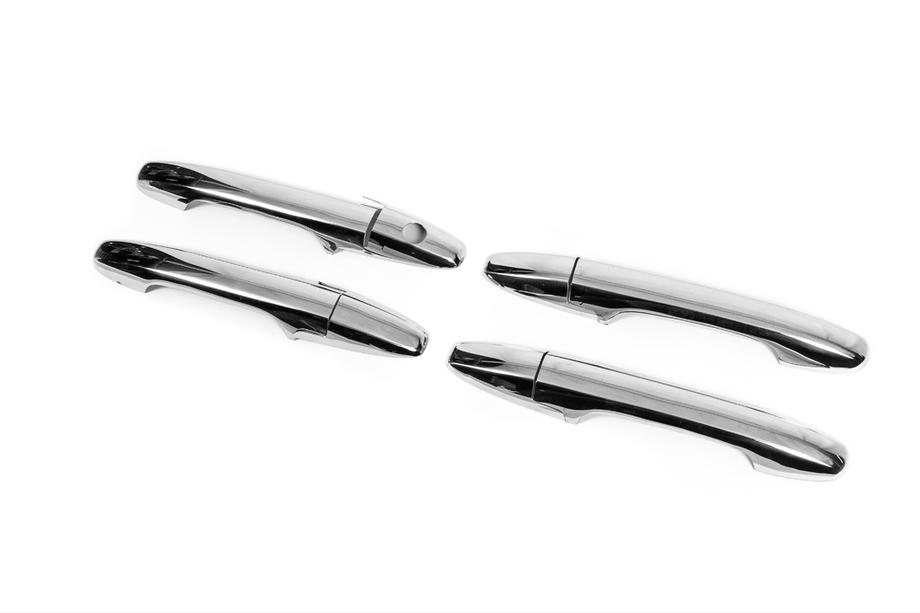 Honda Civic Sedan VIII 2006-2011 Chrome Door Handle Covers (4 pcs, Stainless Steel) Photo 3