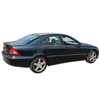 Window Trim Stainless Steel Mercedes C-class W203 2000-2007 photo 1