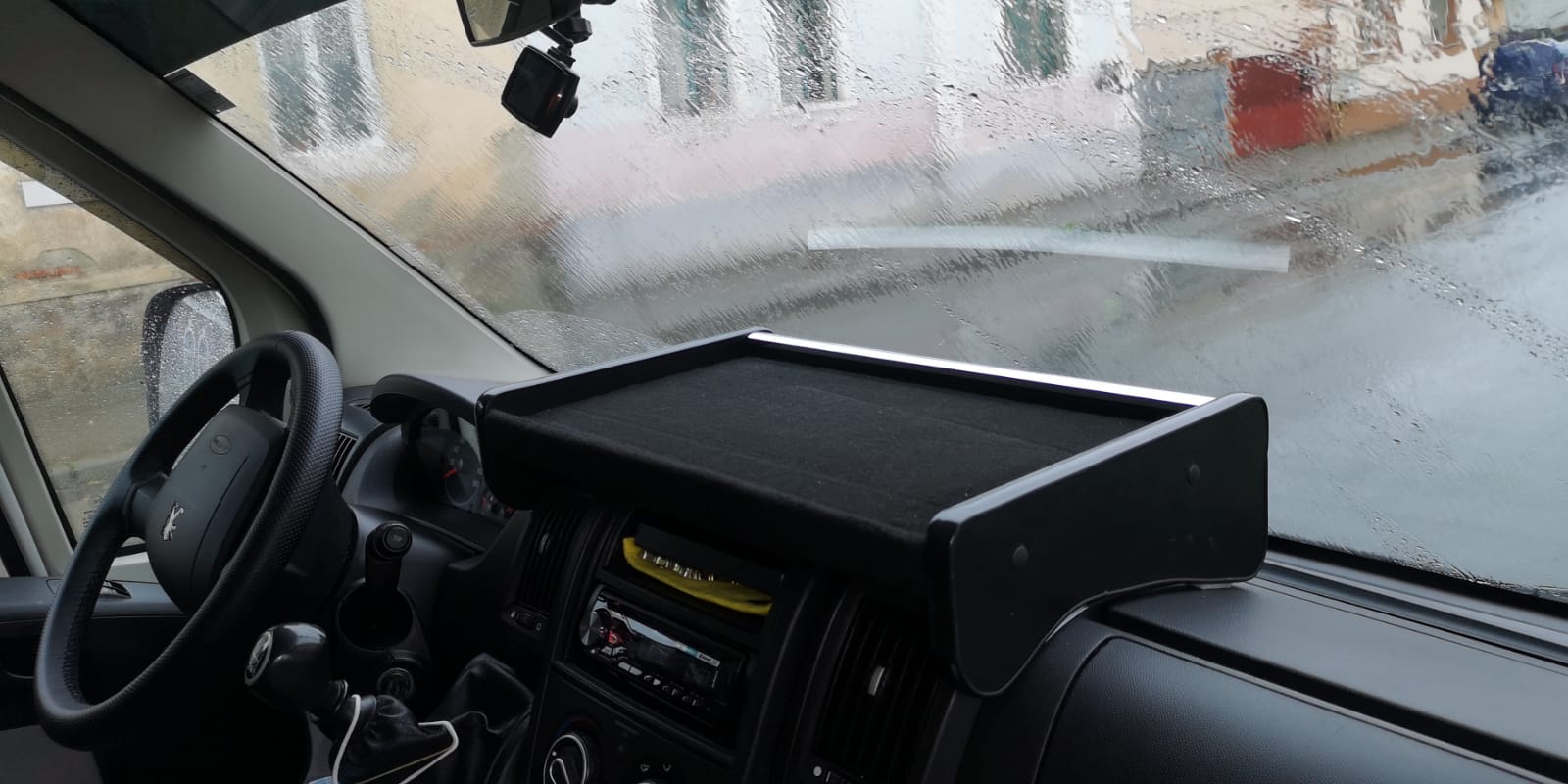 CLIP-ON PHONE CUP Holder for Peugeot Boxer Citroen Relay Fiat Ducato